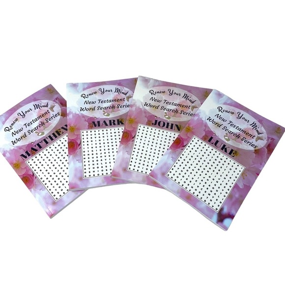 Biblical Word Search Puzzle Books. "The Gospels" Collect all Five. - Picture 7 of 7